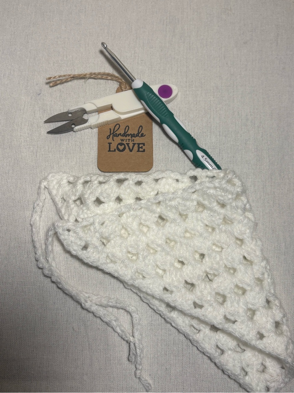 Crochet bandanna